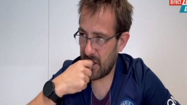 En mode supporter du PSG, Pierre Antoine Damecour nous sort une parodie de folie. Source : Capture Twitter