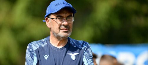 Sarri, allenatore della Lazio.
