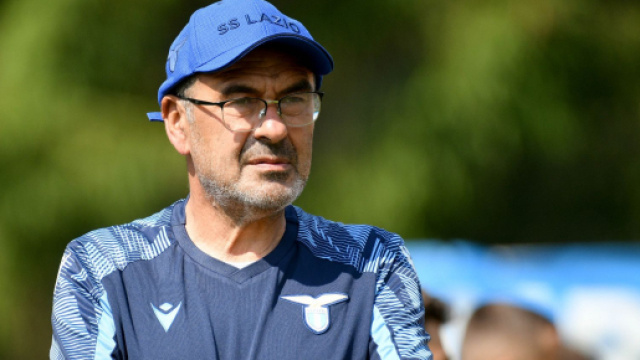Sarri, allenatore della Lazio.
