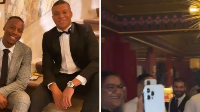 Kylian Mbappé bien entouré à l'anniversaire de son meilleur ami (captures YouTube)
