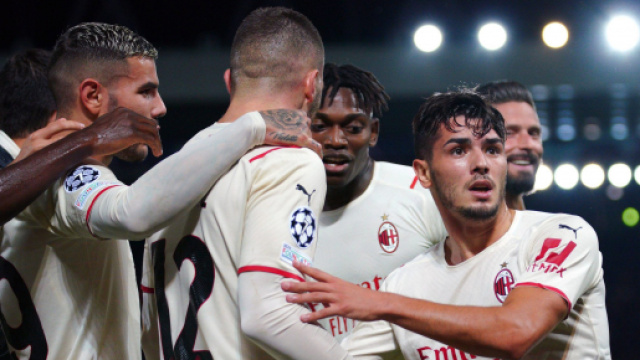 Brahim Diaz e Rebic del Milan.