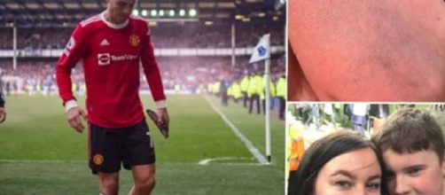 L’enfant bousculé par Cristiano Ronaldo traumatisé, sa maman sort du silence (captures YouTube)
