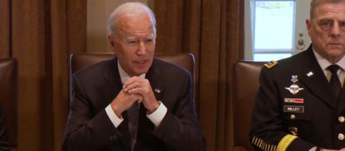 President Biden stressed the importance of adaptability in a meeting with military leaders (Image source: The White House/YouTube)