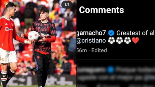 Ronaldo en feu avec Manchester United contre Norwich City. (crédit Instagram)