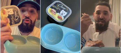 PSG - OM : Mohamed Henni perd son pari et mange du pâté pour chien (capture YouTube)