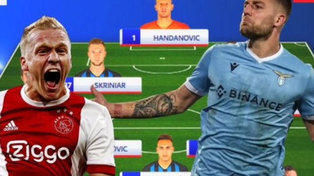 Inter: piace il centrocampista olandese Van de Beek.