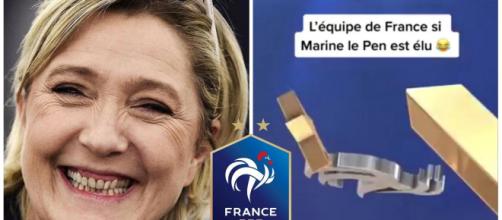 'L'équipe de France si Marine Le Pen est élue' la vidéo devient virale (captures YouTube)