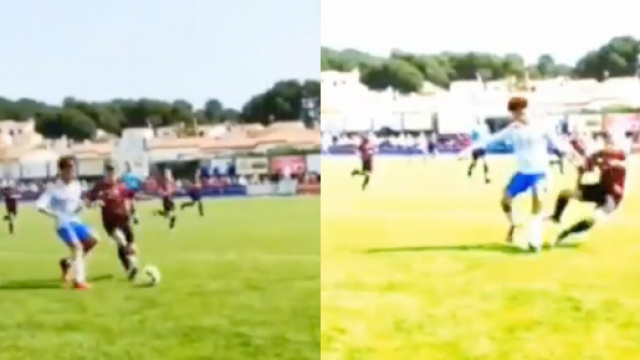 Cristiano Jr déjà monstrueux avec Manchester United. (crédit Twitter)