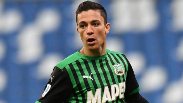 Giacomo Raspadori, giocatore del Sassuolo.