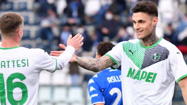 Calciomercato Inter, nel mirino ci sarebbero Scamacca e Frattesi.