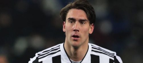 Dusan Vlahovic, giocatore della Juventus.