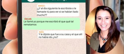 La hermana y los amigos de Esther hablaron por Whatsapp (Captura de pantalla de Cuatro y RRSS)