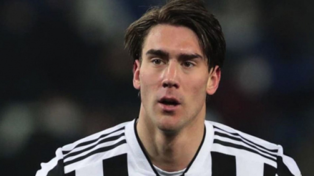 Dusan Vlahovic, giocatore della Juventus.