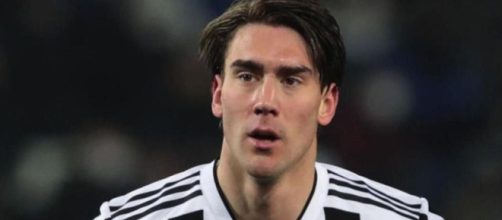 Dusan Vlahovic, giocatore della Juventus.