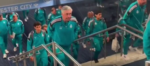 Le Real Madrid en mode 'Squid Game' fait le buzz (capture Real Madrid Twitter)