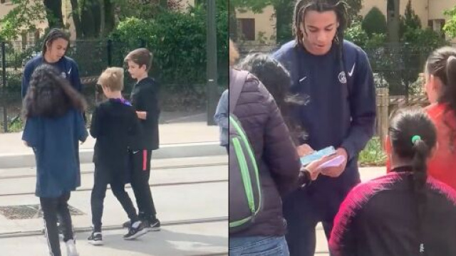 Ethan Mbappé déjà bien reconnu malgré la différence de statut avec son frère. (crédit Twitter)