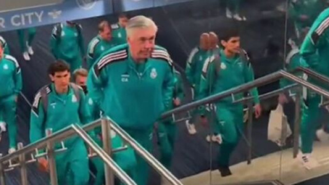 Le Real Madrid en mode 'Squid Game' fait le buzz (capture Real Madrid Twitter)