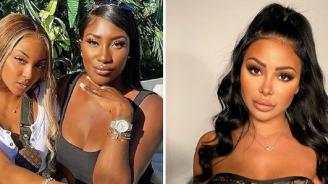 De quoi vous faire baver', Wejdene pose avec Aya Nakamura, Maeva ... - officielles.fr