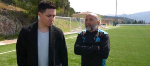 La conversation entre Jorge Sampaoli et Samir Nasri fait beaucoup parler (capture YouTube)