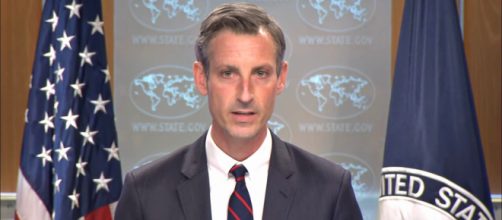 Spokesperson Ned Price said the State Department was alarmed by news of Ethiopian atrocities (Image source: U.S. Department of State/YouTube)
