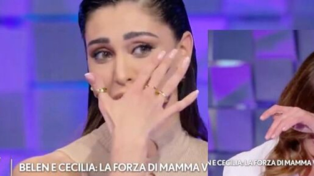 Belen in lacrime a Verissimo per la sua mamma e Silvia Toffanin si commuove (Video).