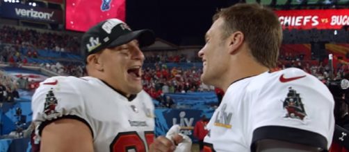 Brady and Gronk have played together for 11 seasons (Image source: NFL/YouTube)