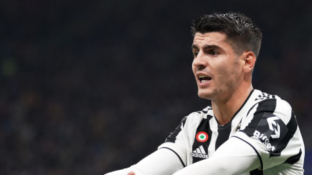 L'attaccante della Juventus Alvaro Morata.