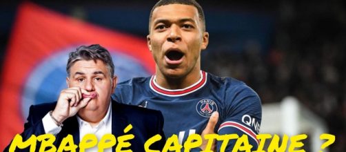 Pierre Ménès donne son avis sur Mbappé capitaine au PSG (captures YouTube)