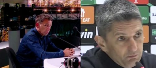 Daniel Riolo insulte l'entraineur du PAOK Salonique (captures YouTube)