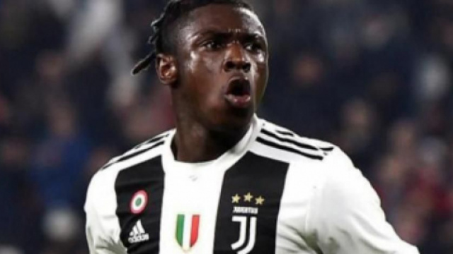 Moise Kean, giocatore della Juventus.
