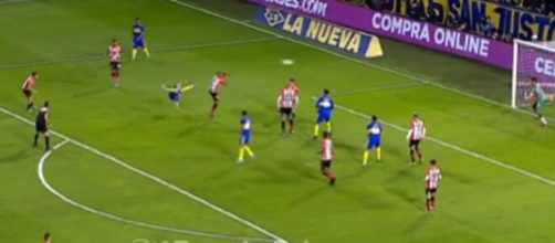 Le golazo de Dario Benedetto avec Boca Juniors enflamme la toile (capture YouTube)