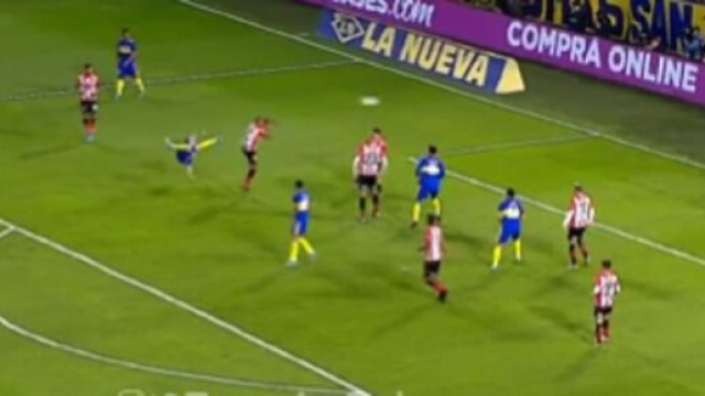 Le golazo de Dario Benedetto avec Boca Juniors enflamme la toile (capture YouTube)