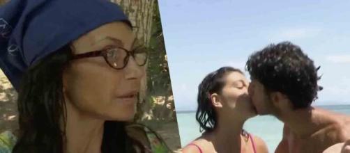 Isola Dei Famosi, Carmen reagisce al bacio tra il figlio Alessandro e Maria Laura