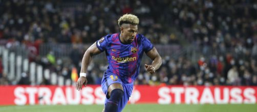 Adama Traore, giocatore del Wolverhampton, in prestito al Barcellona.