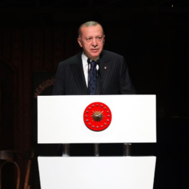 Erdogan sostuvo que "no es favorable" al ingreso de Finlandia y Suecia a la OTAN (Twitter, RTErdogan)