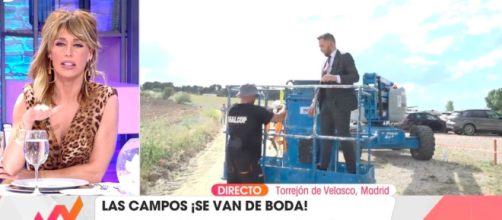 Avilés ha contado que Carmen Borrego ha pedido que la grúa fuera retirada del lugar (Captura de pantalla de Telecinco)