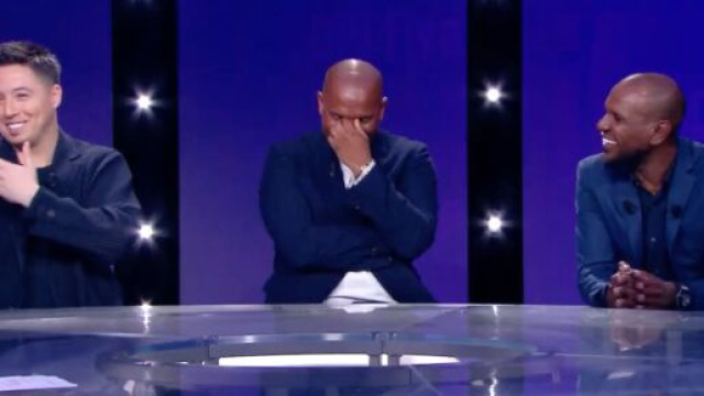 Samir Nasri en grande forme au moment de raconter une anecdote sur son passage à l'OM. (crédit capture Canal+)
