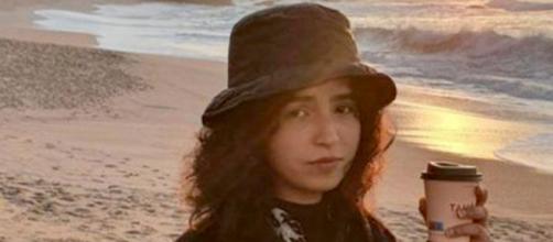 La joven Galia Baba Chamah en la fotografía de SOS Desaparecidos difundida para su búsqueda