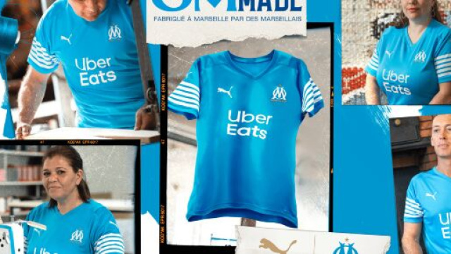 Le maillot spécial OM Made (Via Twitter - @OMOfficiel)