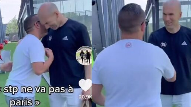 Zidane annoncé proche du PSG, ce qui ne convient pas aux fans de l'OM. (crédit Bengous)