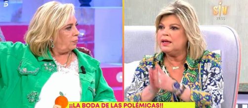 Terelu Campos reconoció que Carmen Borrego se enfadó durante la boda de su hijo (Captura de pantalla de Telecinco)