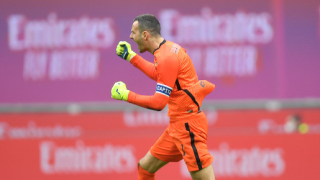 Il portiere dell'Inter Samir Handanovic.