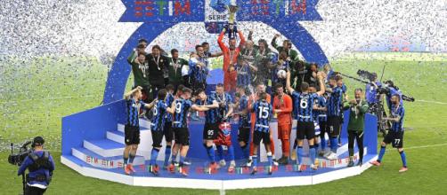 La festa per lo Scudetto vinto dall'Inter nella stagione 2020/21