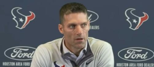 Nick Caserio spent several years with Brady with the Patriots (Image source: Houston Texans/YouTube)