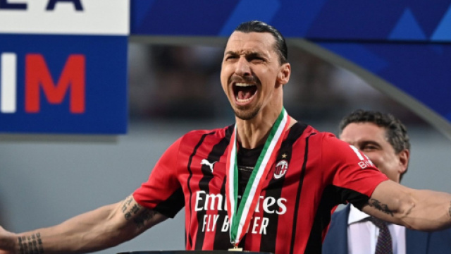 L'esultanza di Zlatan Ibrahimovic.