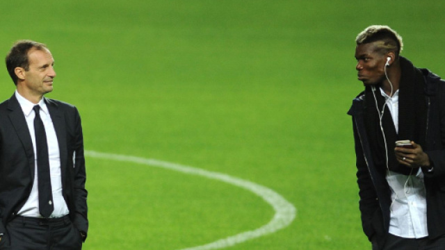 Allegri e Pogba ai tempi della Juventus.