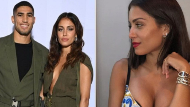 Achraf Hakimi au Festival de Cannes, la tenue de sa femme fait pol&eacute;mique (captures YouTube)