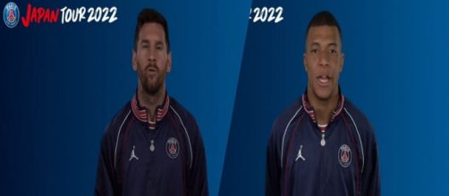 Kylian Mbappé et Lionel Messi Source : Capture Twitter