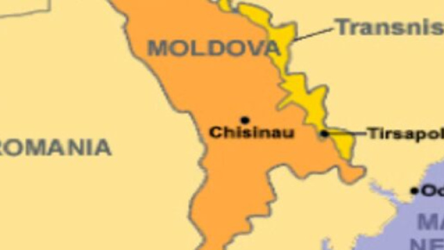 La posizione della Transnistria al confine tra Ucraina e Moldavia.