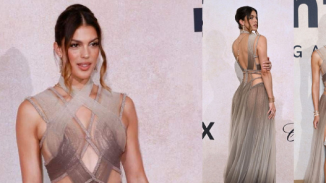 La robe fenêtreé d'Iris Mittenaere fait le tour du monde - Source : capture d'écran, Instagram